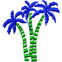 Flowers And Tree Embroidery Design 2